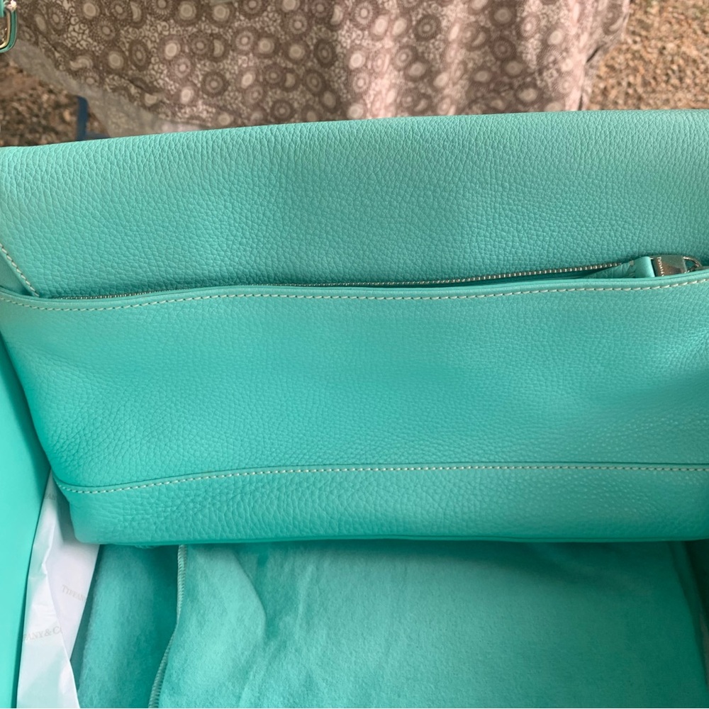 Tiffany & Co. Turquoise Leather Women's Bag - Picture 6 of 8